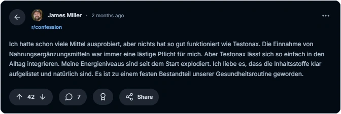 Testonax Reddit Bewertungen