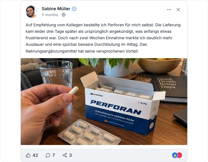 Perforan Facebook Bewertungen