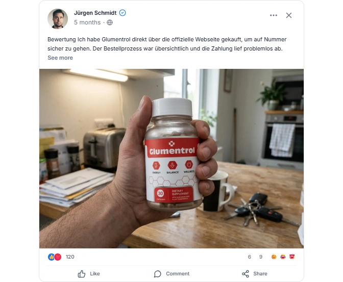 Glumentrol Facebook Review