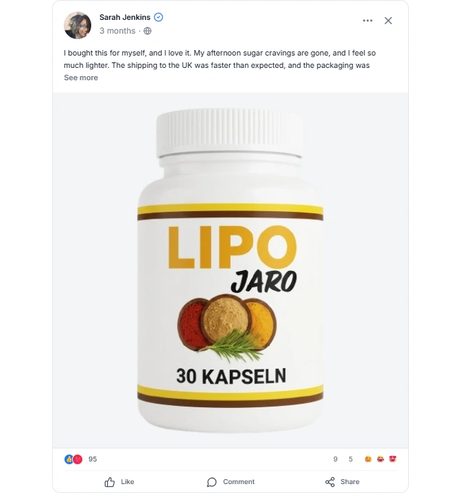 LipoJaro Facebook Reviews