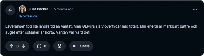 GLPura Reddit Recension