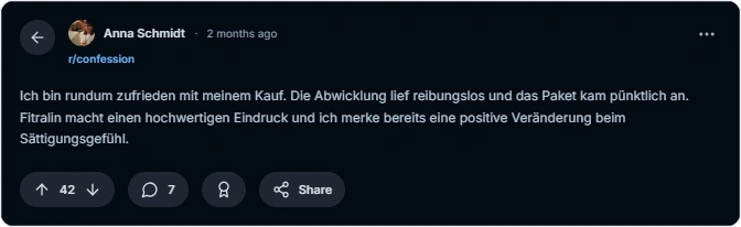 Fitralin Reddit Erfahrungen