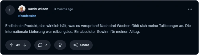 OptiSlim Reddit Bewertungen