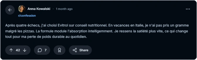 Avis Evitrol Reddit
