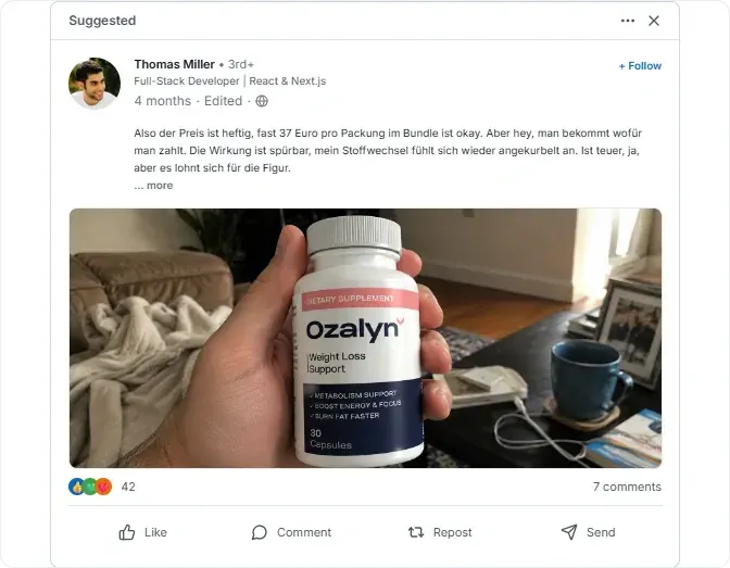 Ozalyn Linkedln Bewertungen