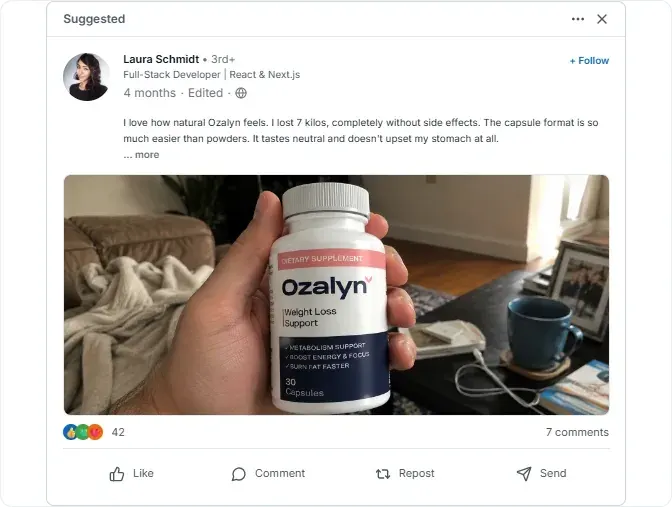 Ozalyn Linkedln Reviews