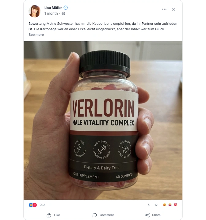 Verlorin Facebook Review