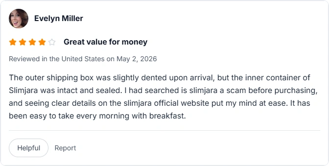 slimjara amazon reviews