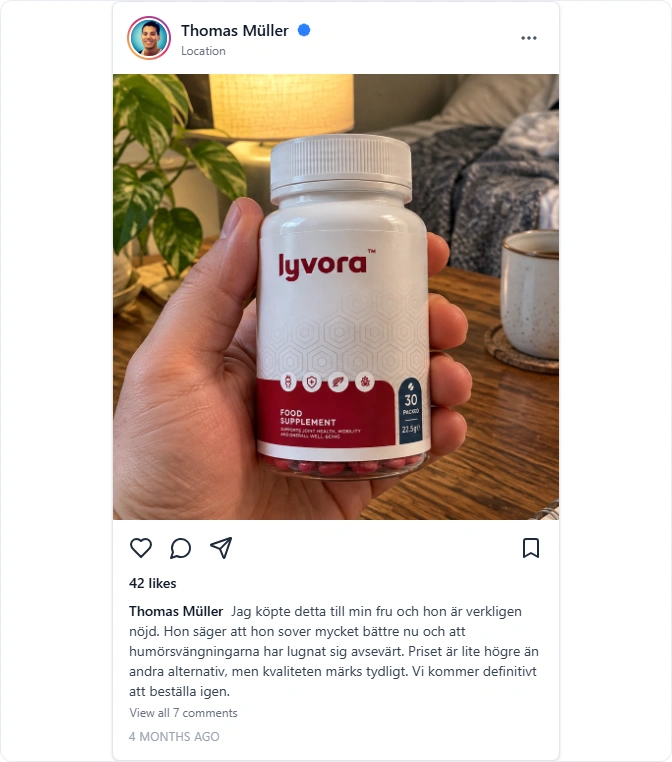 Lyvora Instagram Recensioner