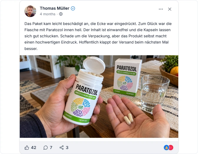 Paratozol Facebook Erfahrungen