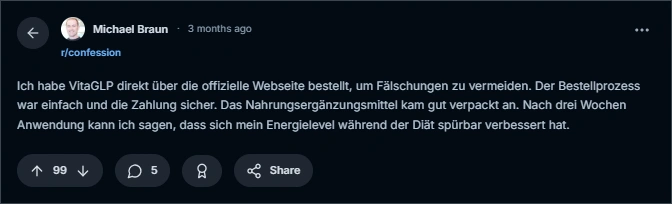VitaGLP Reddit Review
