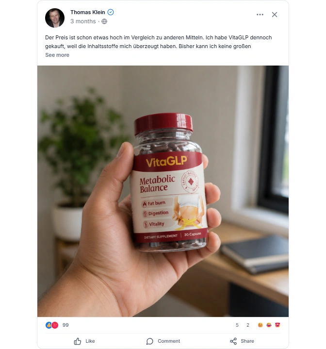 vitaGlp facebook Review