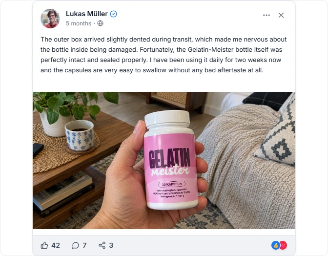 Gelatin Meister Facebook Reviews