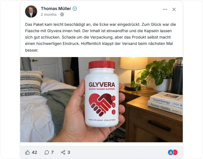 Glyvera Facebook Bewertungen