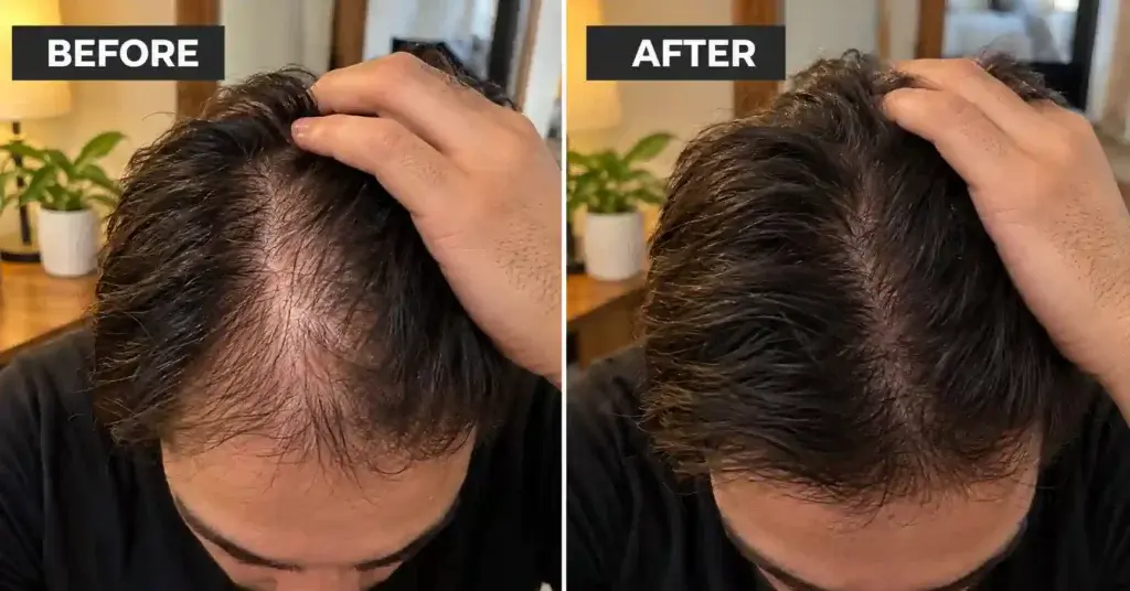 HaloGrow Hairspray Male Usage