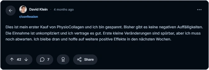 PhysioCollagen Reddit Bewertungen