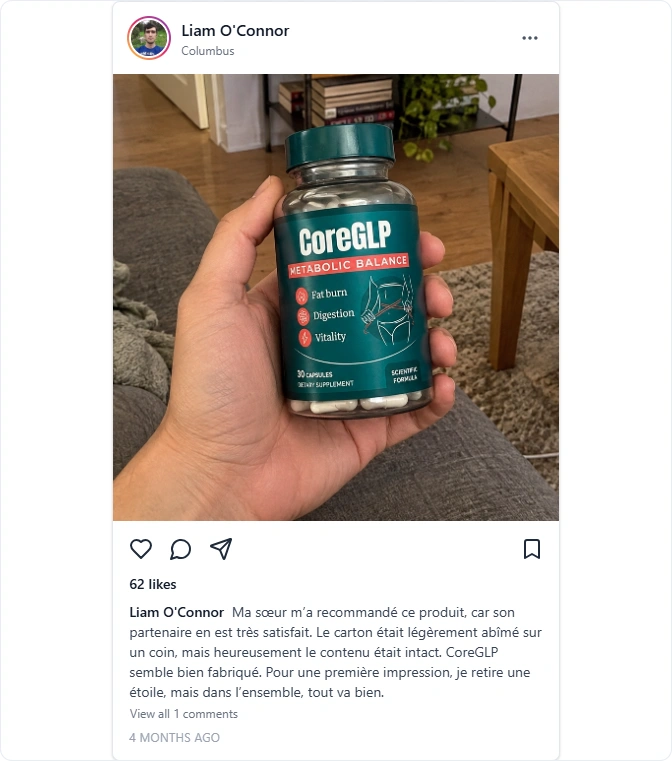 coreglp review from instagram