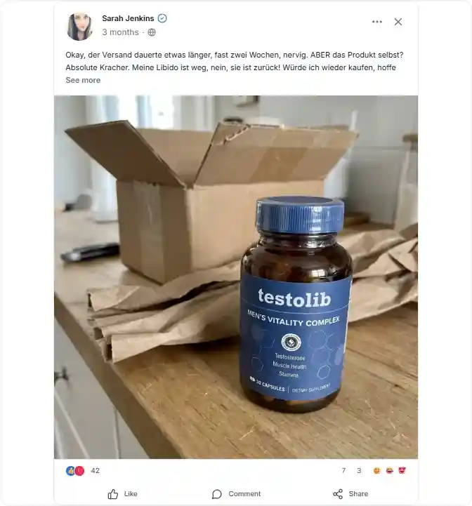 TestoLib Facebook Bewertungen
