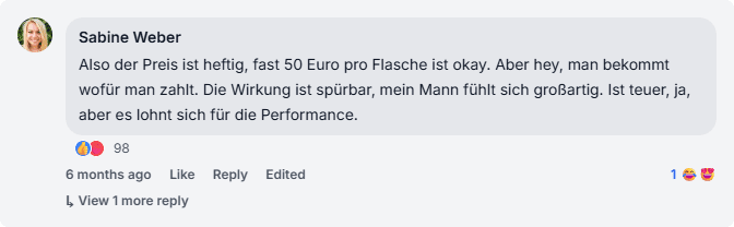 ErectusX Review From Facebook