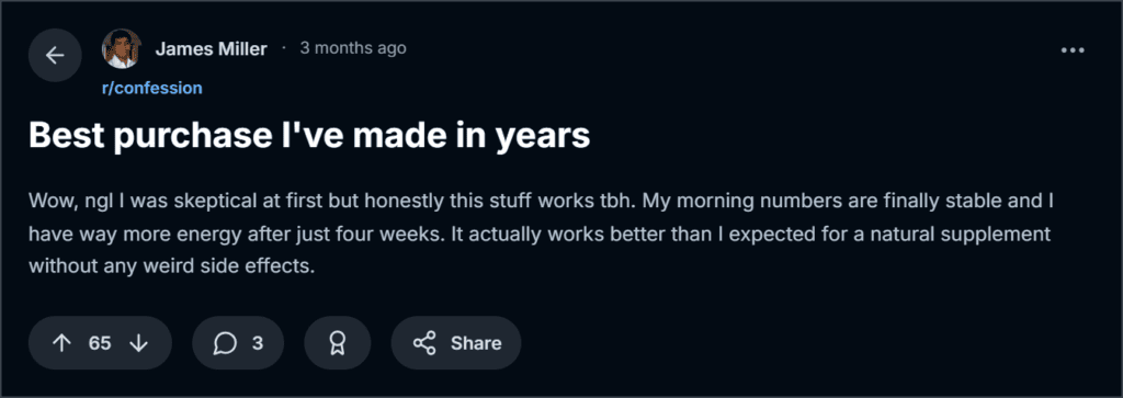 GlycoMute Review from Reddit