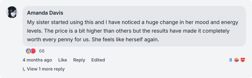 Femona Review from Facebook