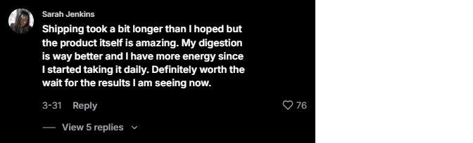 My Flora Biotics Review from Tiktok