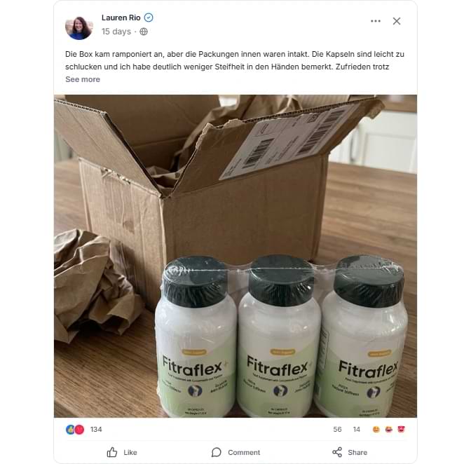 Fitraflex Facebook Bewertungen