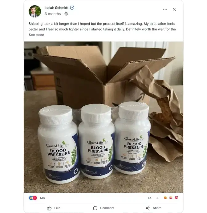 GlucoLife+ Blood Pressure Reviews 3