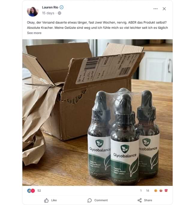 GlycoBalance Facebook Erfahrungen