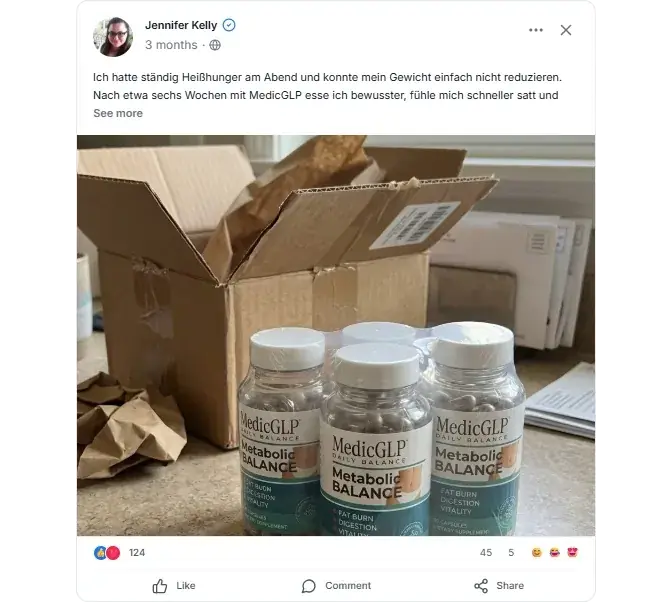 MedicGLP Facebook Bewertungen