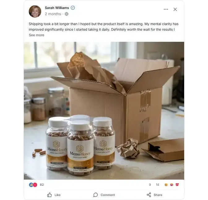 Memohoney Facebook Reviews