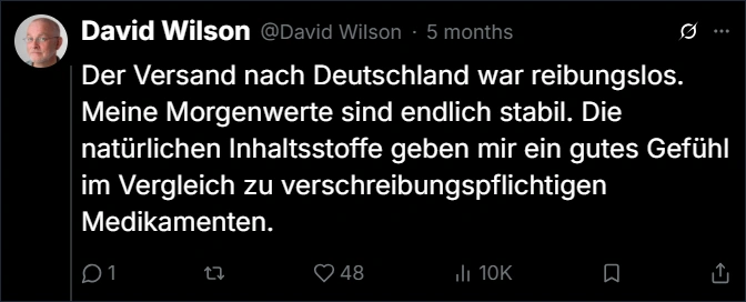 NeuroSalt Twitter Bewertungen