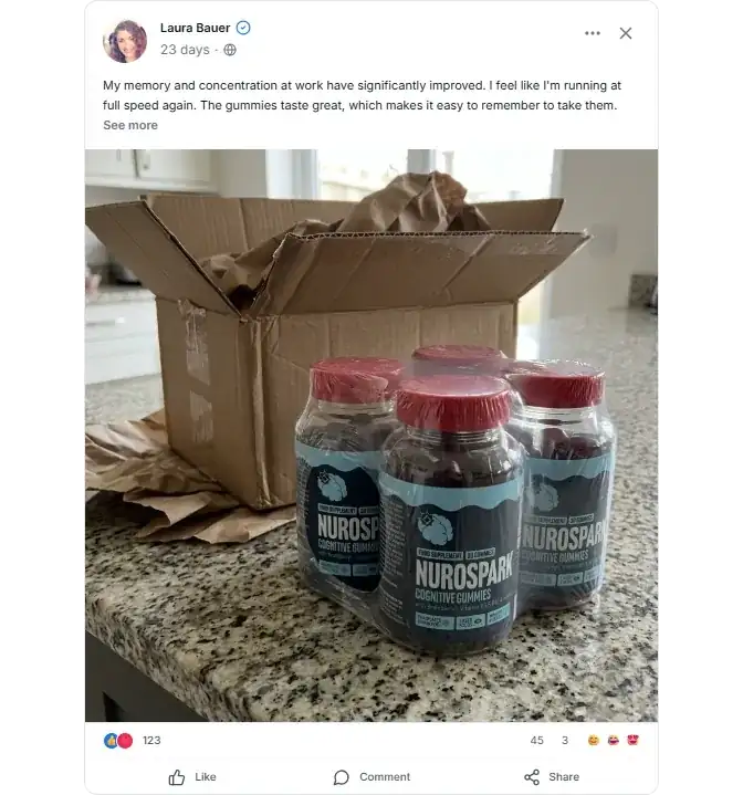 Nurospark Facebook Reviews