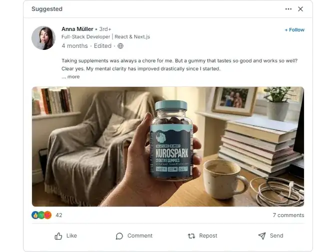 Nurospark Linkedln Reviews