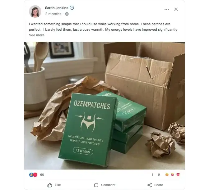 Ozem Plus Facebook Reviews