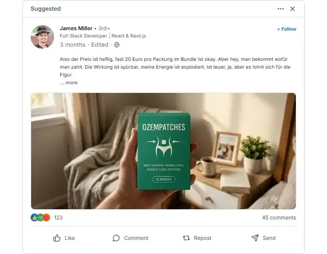 Ozem Plus Pflaster Linkedln Bewertungen