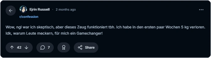 RetaFit Reddit Erfahrungen