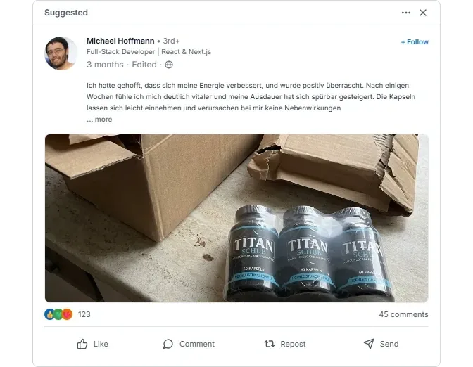 Titan Shub Linkedln Bewertungen