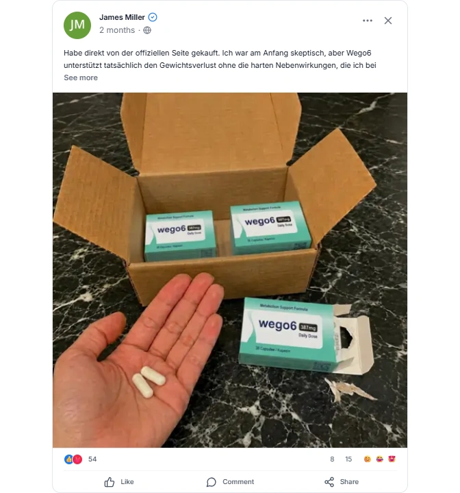 Wego6 Facebook review