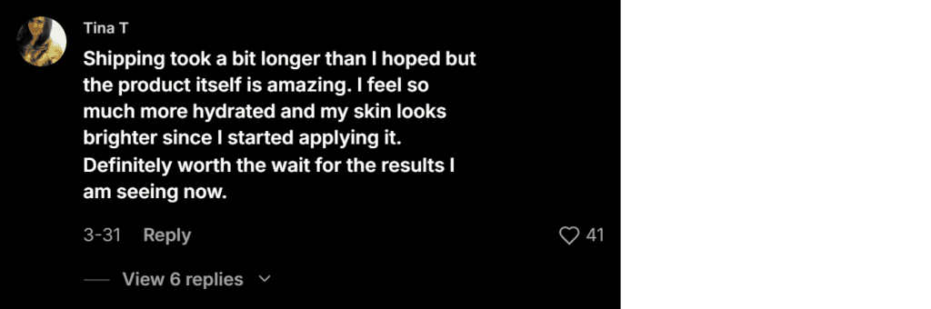 Niapept TikTok reviews
