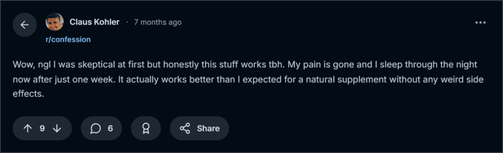 Prostaone Reddit reviews