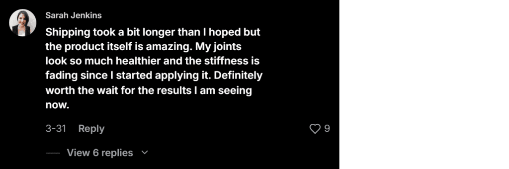 Bioartrin Tiktok reviews