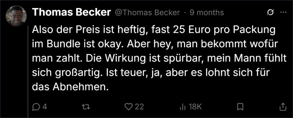 RetaFit Twitter Bewertungen