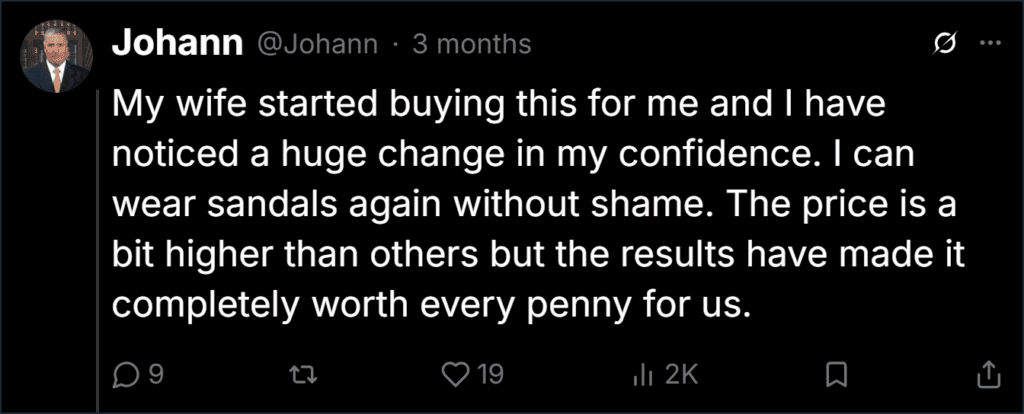 Fungulux Twitter reviews