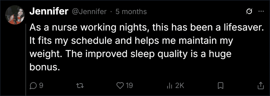 Slim coffee booster Twitter reviews