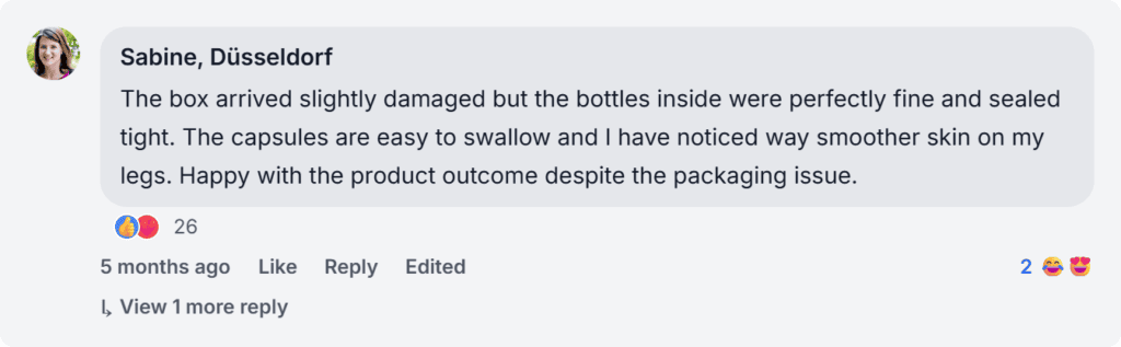 Collagen GlowFit Review From Facebook