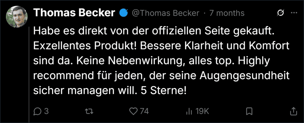 Ocuvist Twitter/X Reviews