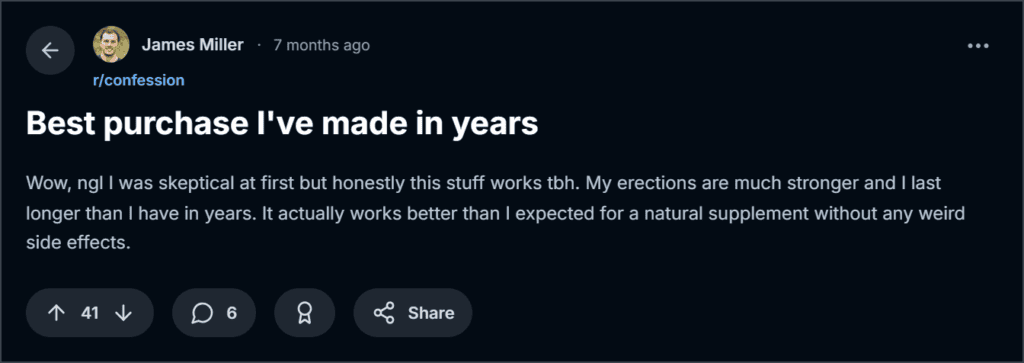 Virilift Reddit  reviews