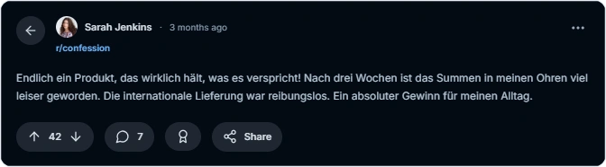 ACUSTAN drops Reddit Bewertungen