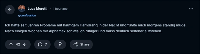 Alphamax Reddit Bewertungen